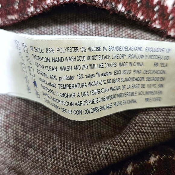 Forever 21 Houndstooth Mini Skirt L Side Stripes Preppy Academia Clueless y2k - Picture 6 of 8